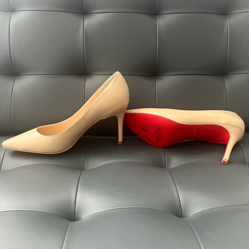 Red sole heels.. size 8 never been worn